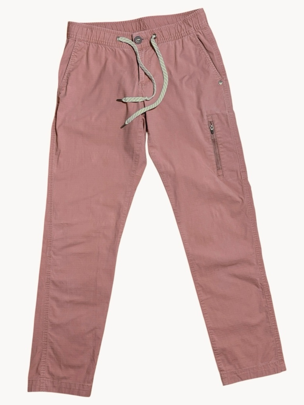 Vuori Wm's Rip Stop Organic Cotton Ankle Pant In Terracotta Sz Small